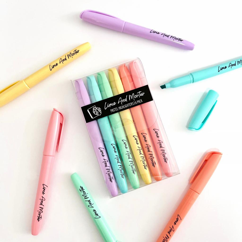 Pastel Highlighters | 6 Pack