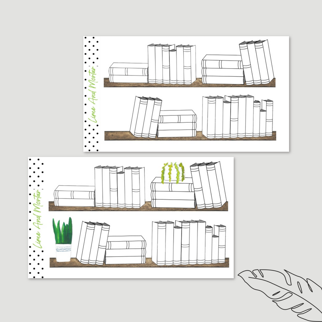 Bookshelf Planner Stickers