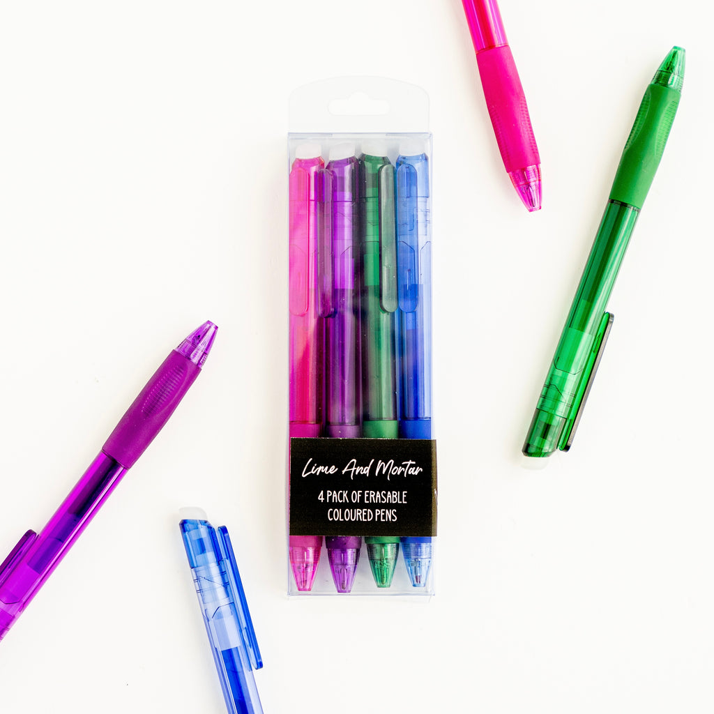 Erasable Coloured Ink Pens | BRIGHT