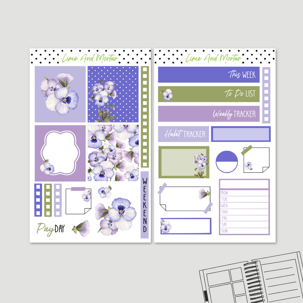 Pansy | Lime Weekly Kit
