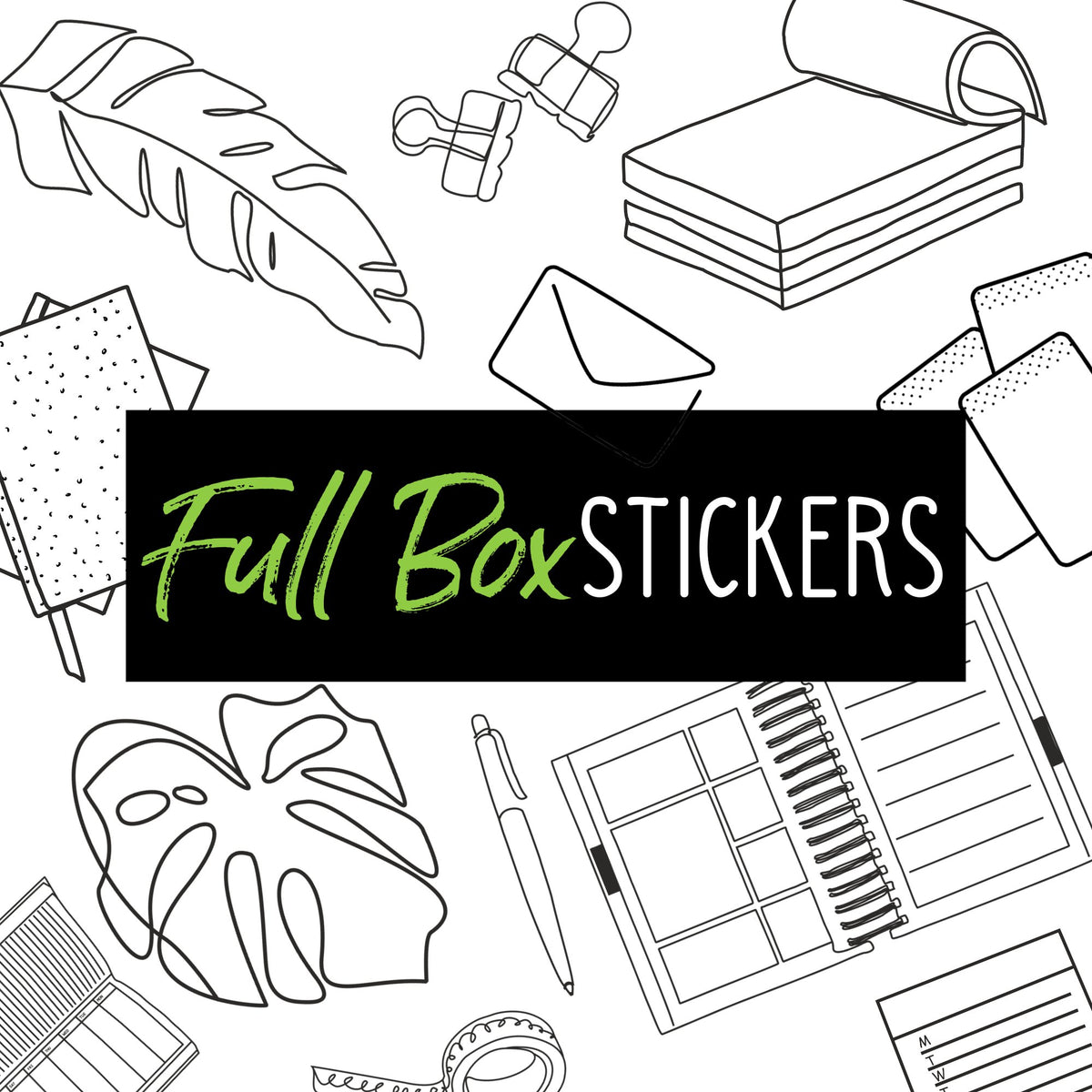 FULL BOX STICKERS – Lime And Mortar