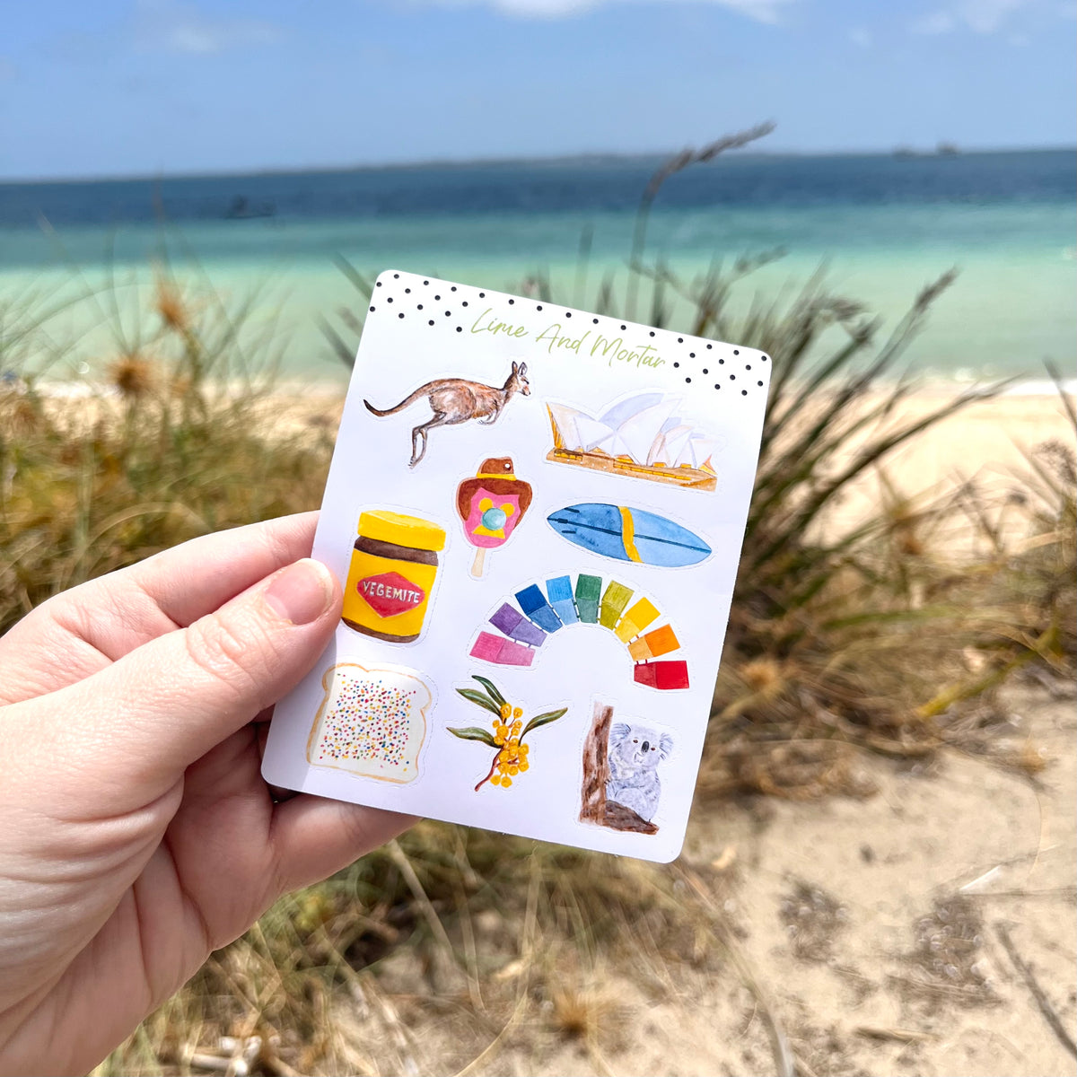 Australian Art Stickers – Lime And Mortar