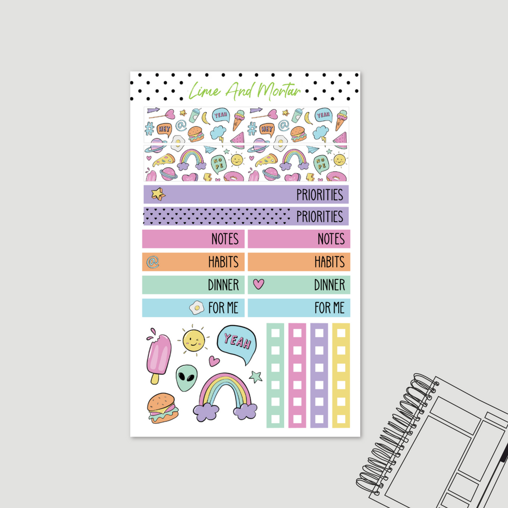 Pastel Cuteness | Mini Weeks + Daily Kits