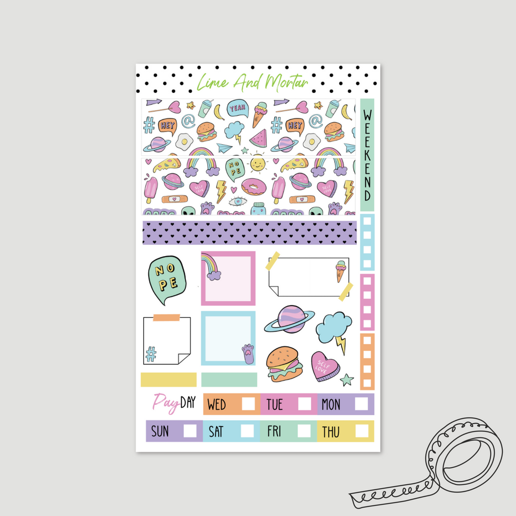 Pastel Cuteness | Mini Weeks + Daily Kits