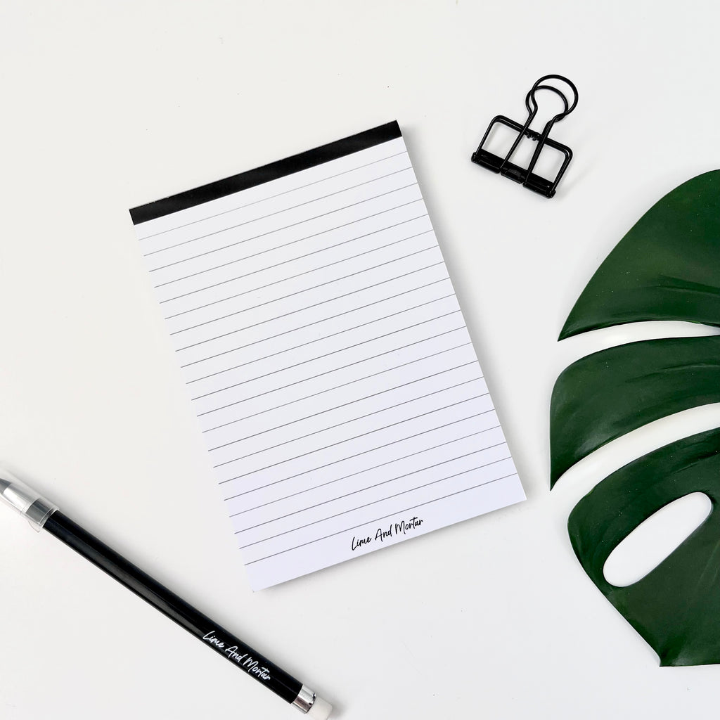 A6 LINED Notepad