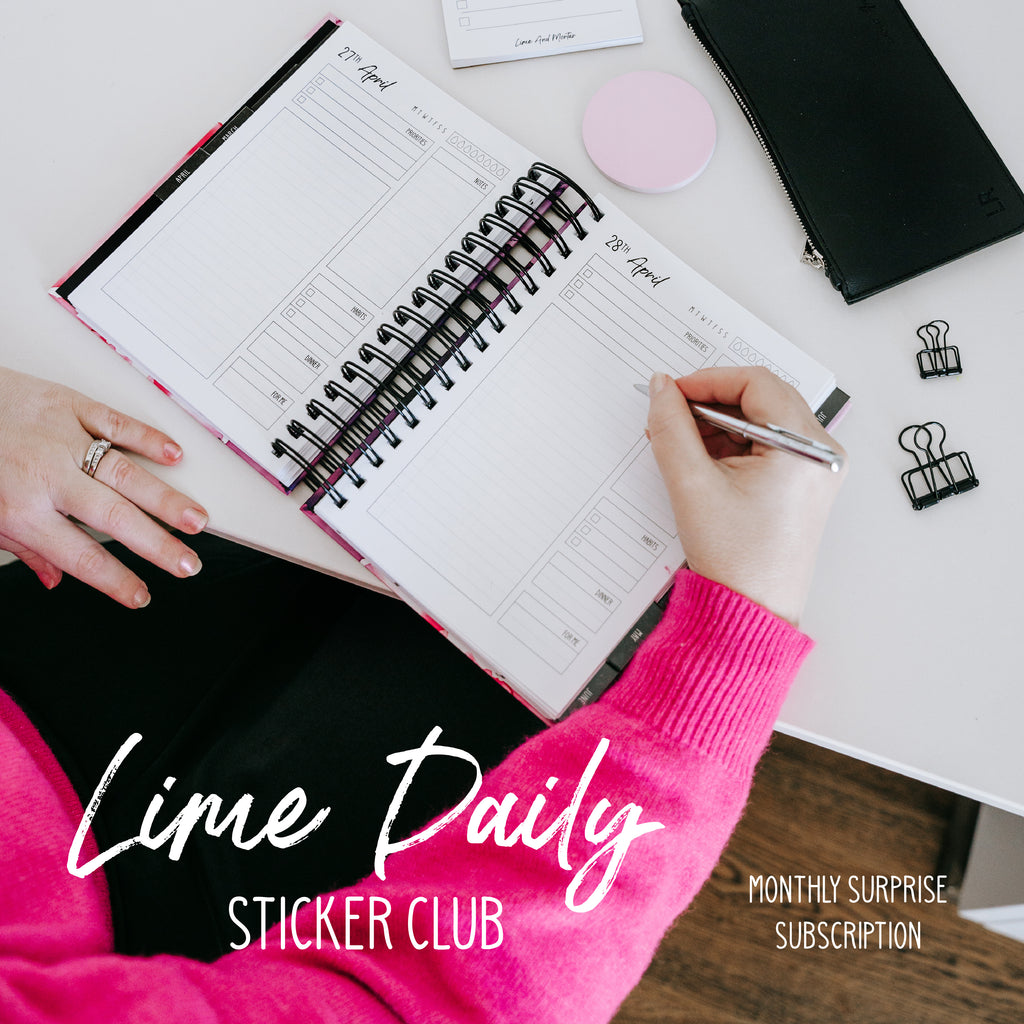 SUBSCRIPTION: Lime DAILY Sticker Club