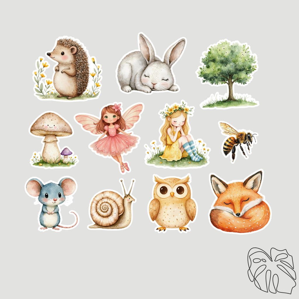 Fairy Forest Die Cut Sticker Pack | LIME LIMITED