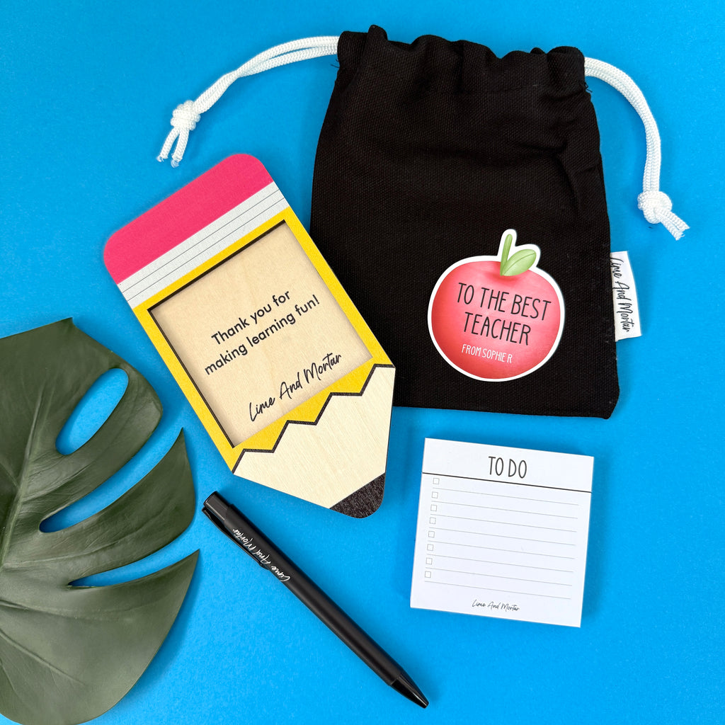 Personalised Teacher Gifts 🍎✏️
