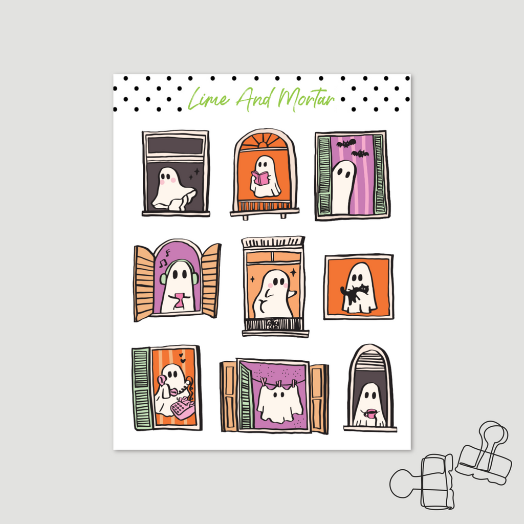 Ghost Window Stickers