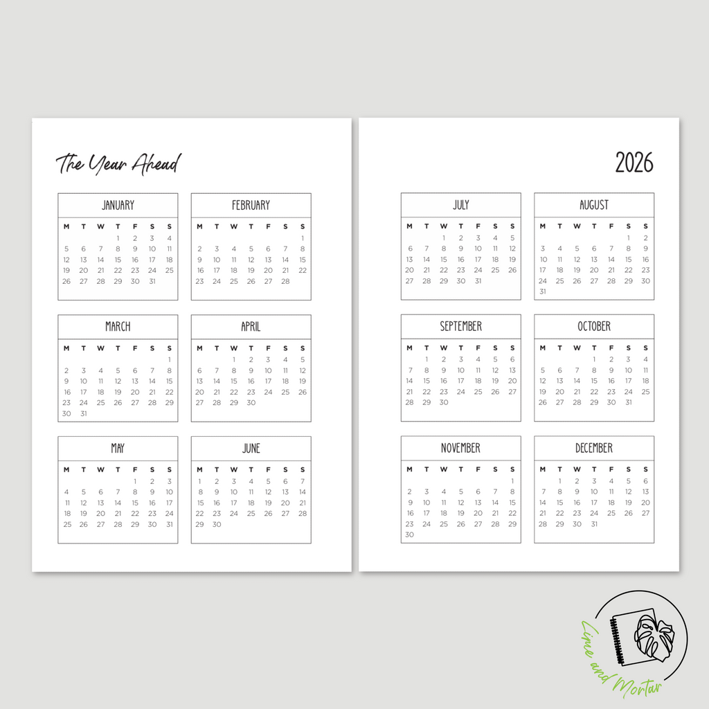 NATIVE GARDEN | 2026 Lime DAILY | PREORDER
