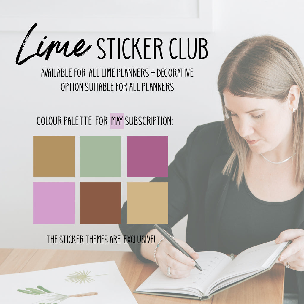 SUBSCRIPTION: Lime Weekly Sticker Club
