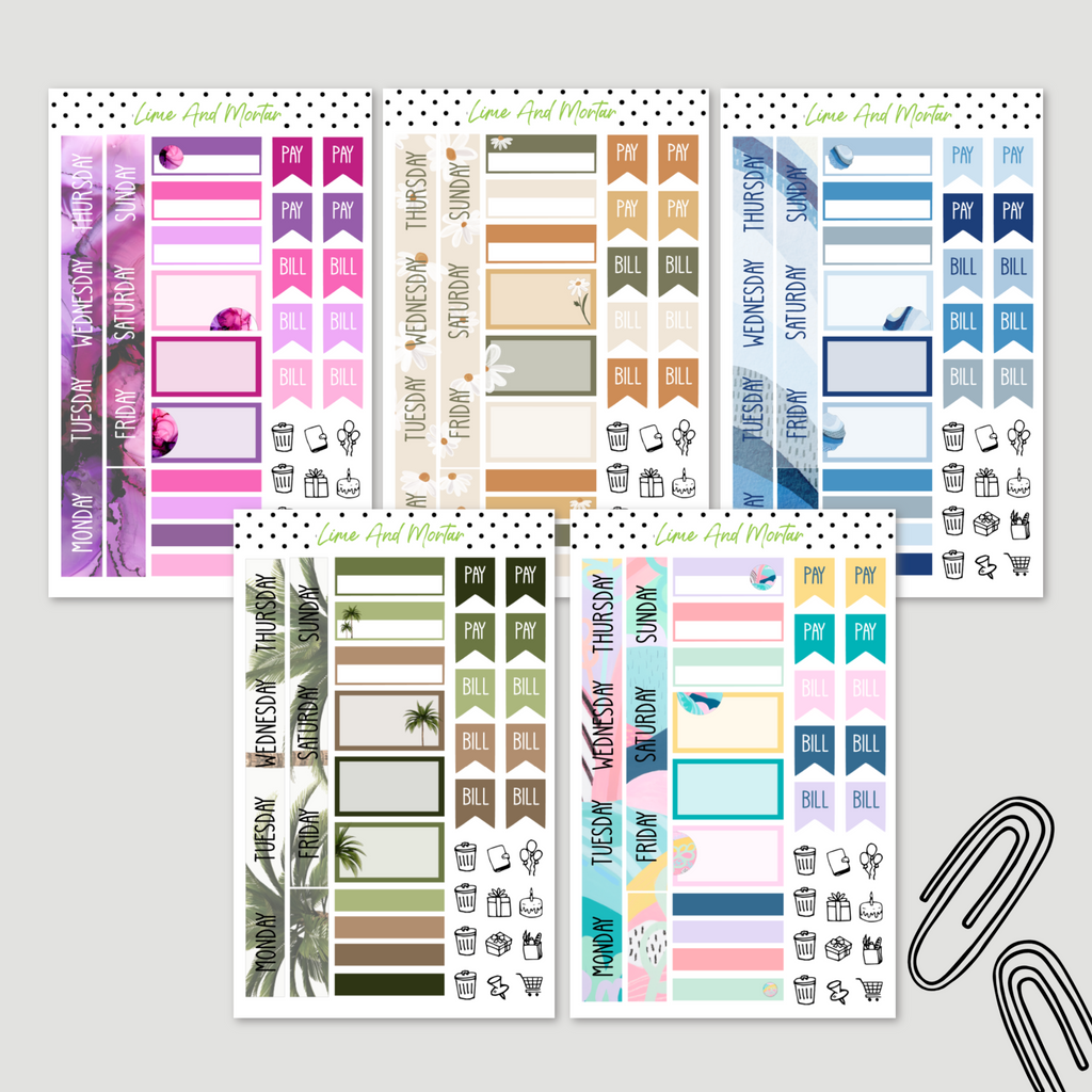 Lime MONTHLY Kits - 2024 Cover Designs