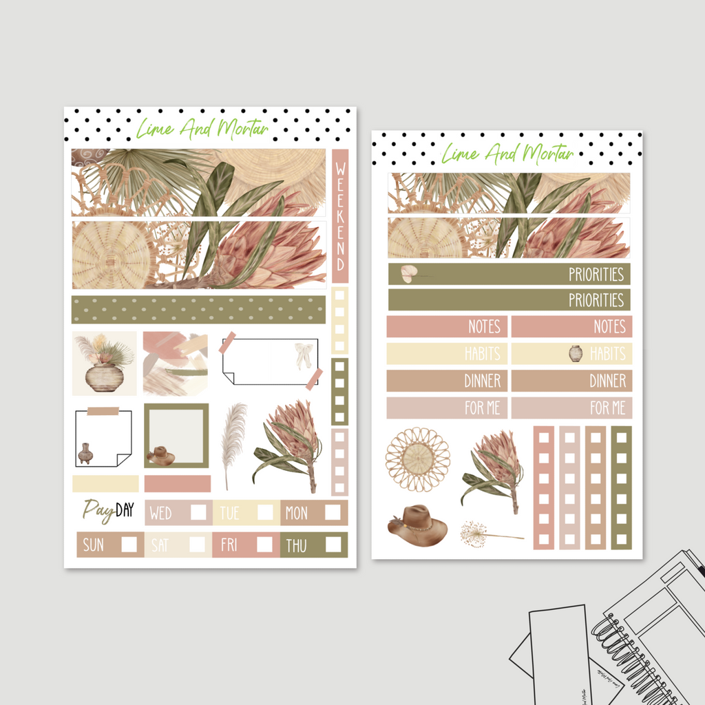 Natural Boho | Mini Weeks + Daily Kits