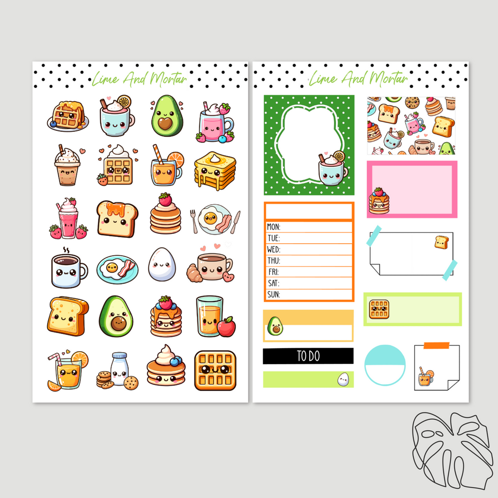 Kawaii Brunch Decorative Art + Functional | LIME LIMITED
