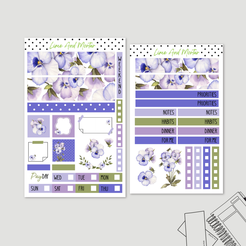 Pansy | Mini Weeks + Daily Kits