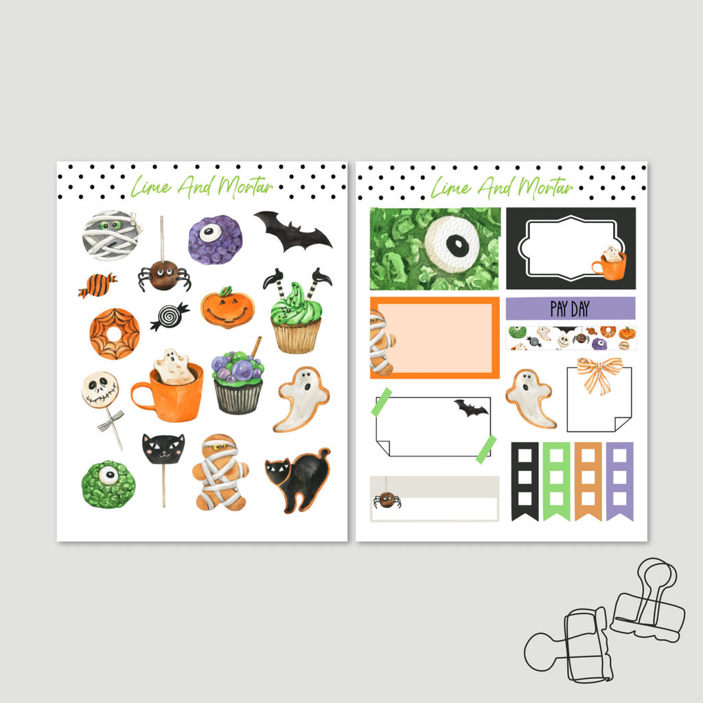 Trick or Treat Decorative Stickers