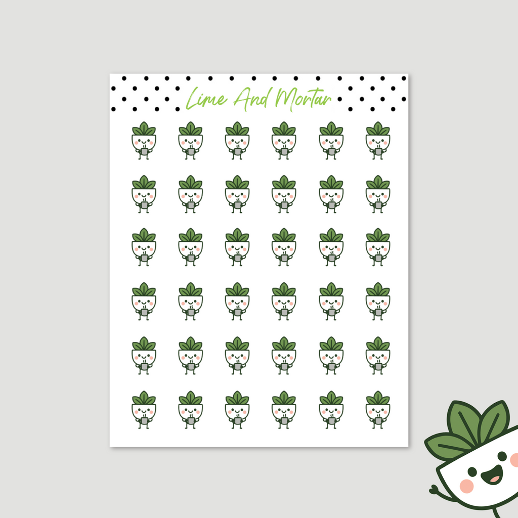 Mortie Icon Stickers | COFFEE
