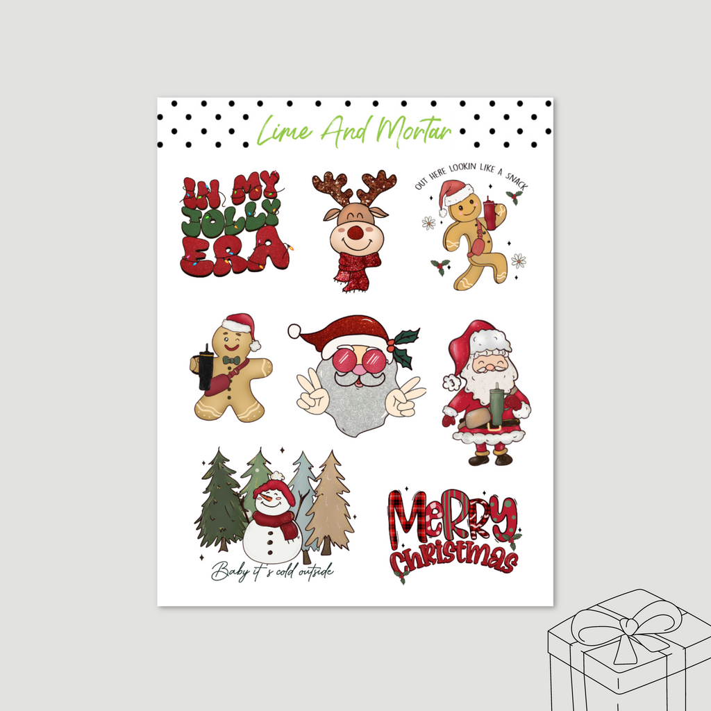 Cool Santa Stickers