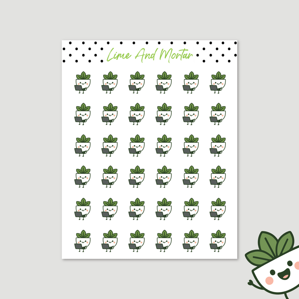 Mortie Icon Stickers | LAPTOP