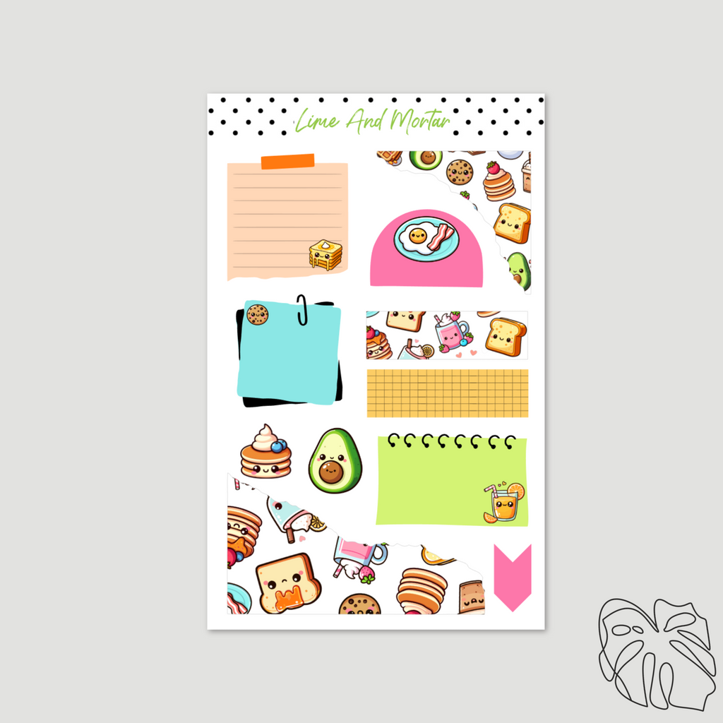 Kawaii Brunch Journal Kit | LIME LIMITED
