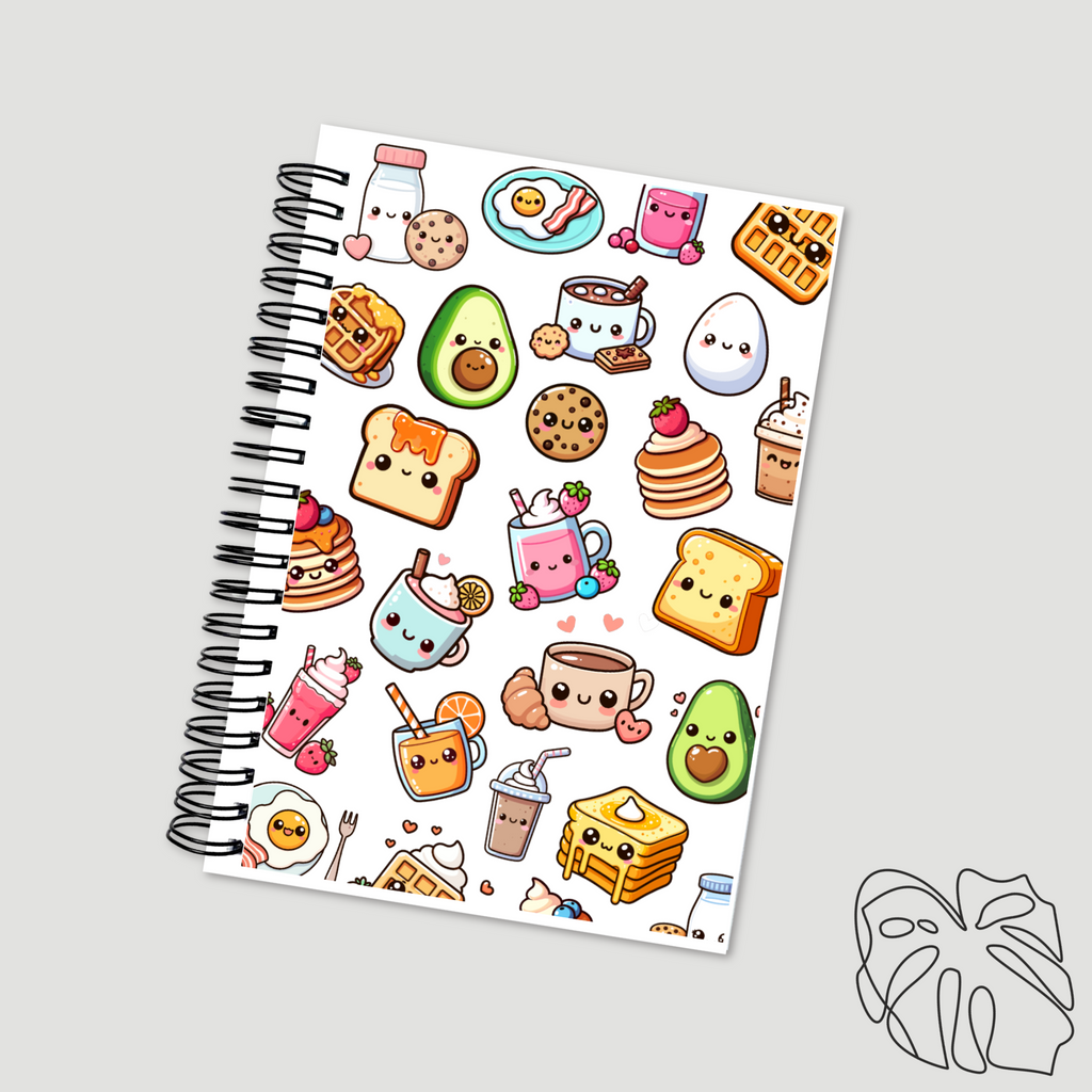 Kawaii Brunch Coil A5 Notebooks | LIME LIMITED