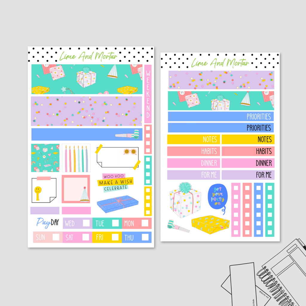 Birthday Party | Mini Weeks + Daily Kits