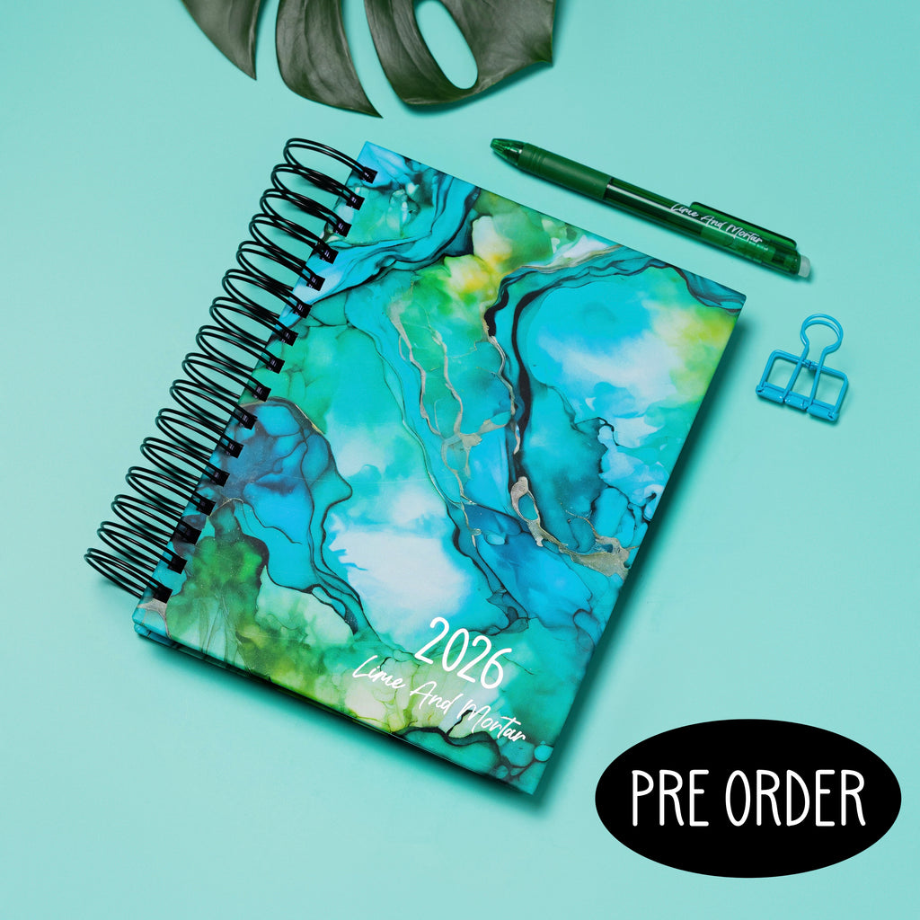 OCEAN INK | 2026 Lime DAILY | PREORDER