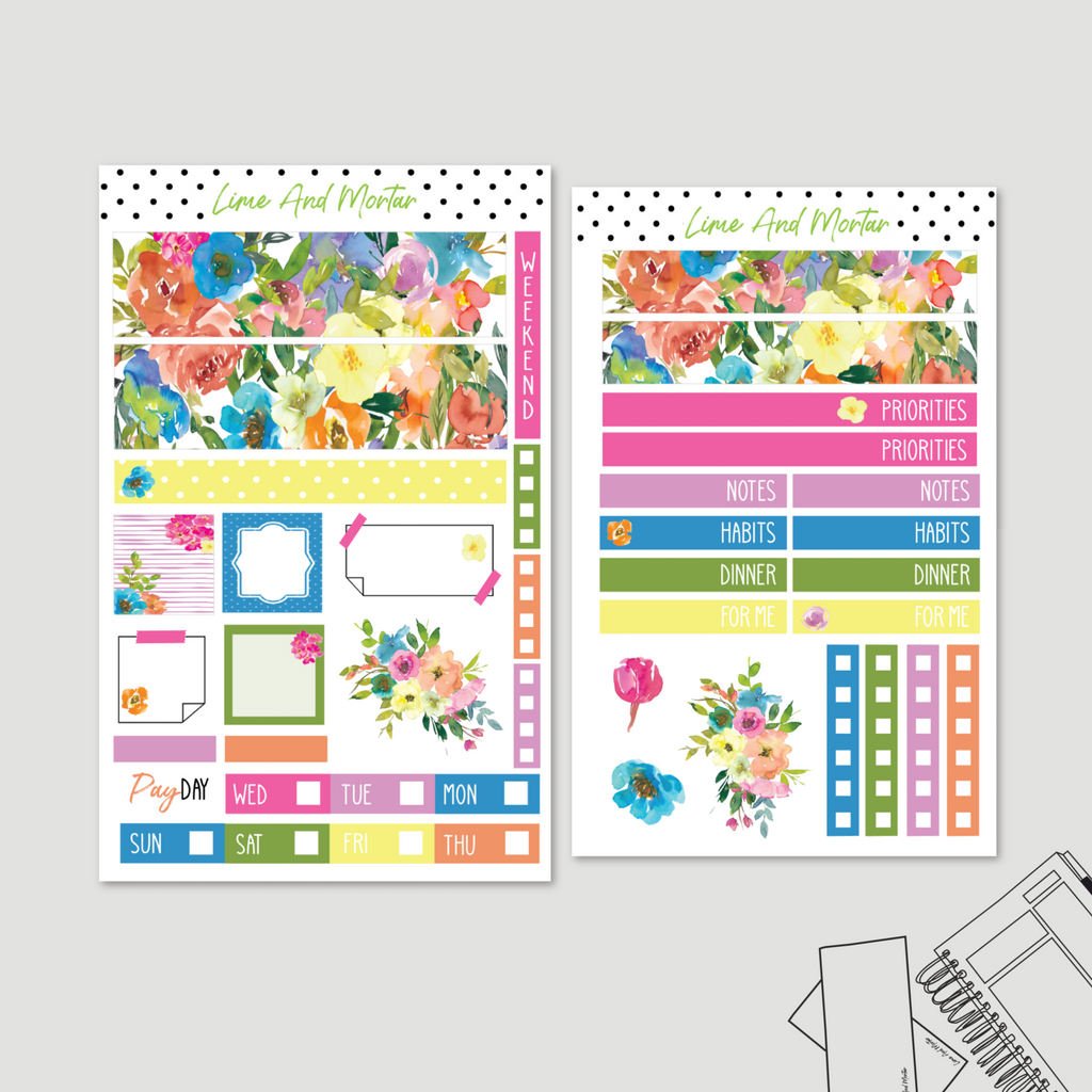 Rainbow Floral | Mini Weeks + Daily Kits