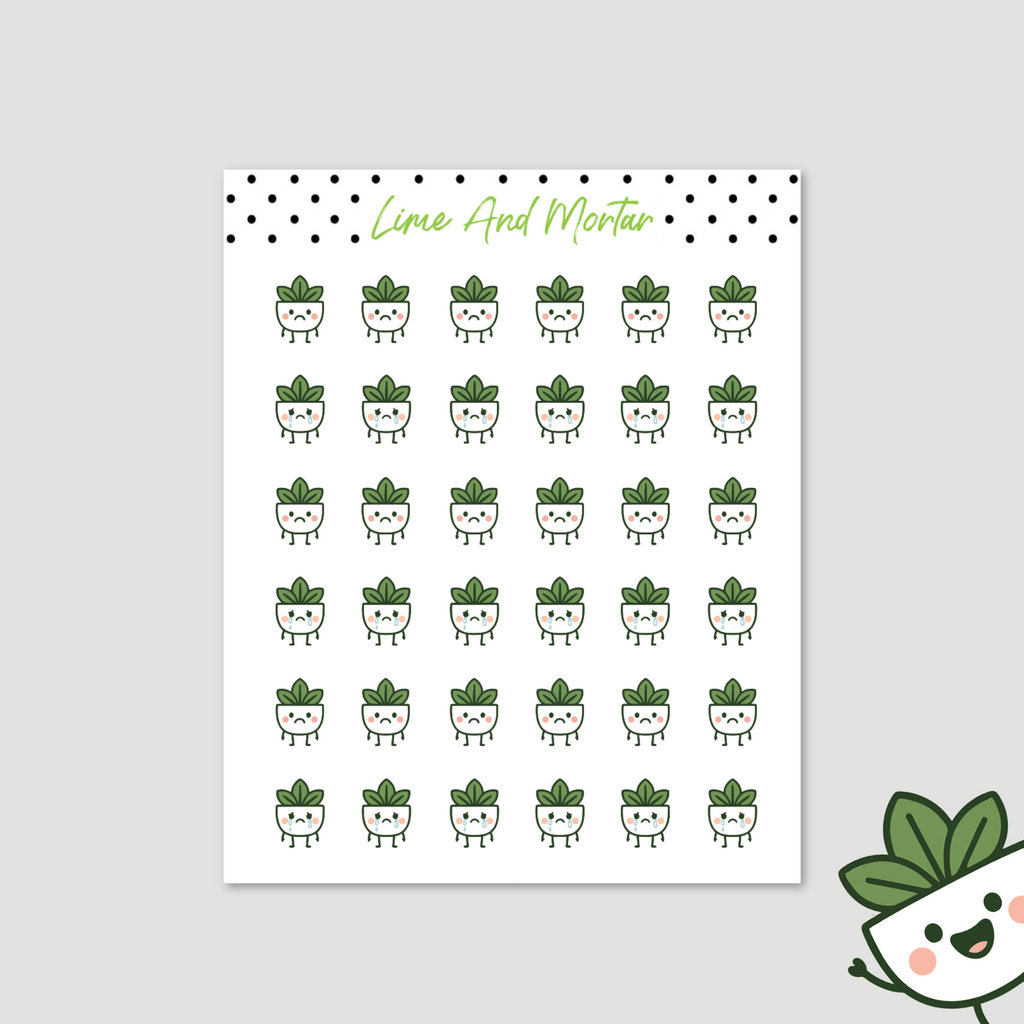 Mortie Icon Stickers | SAD