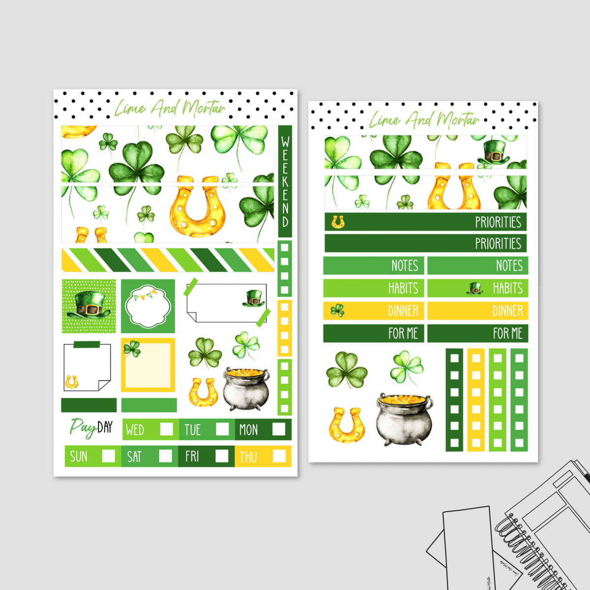 St Patrick's Day | Mini Weeks + Daily Kits – Lime And Mortar