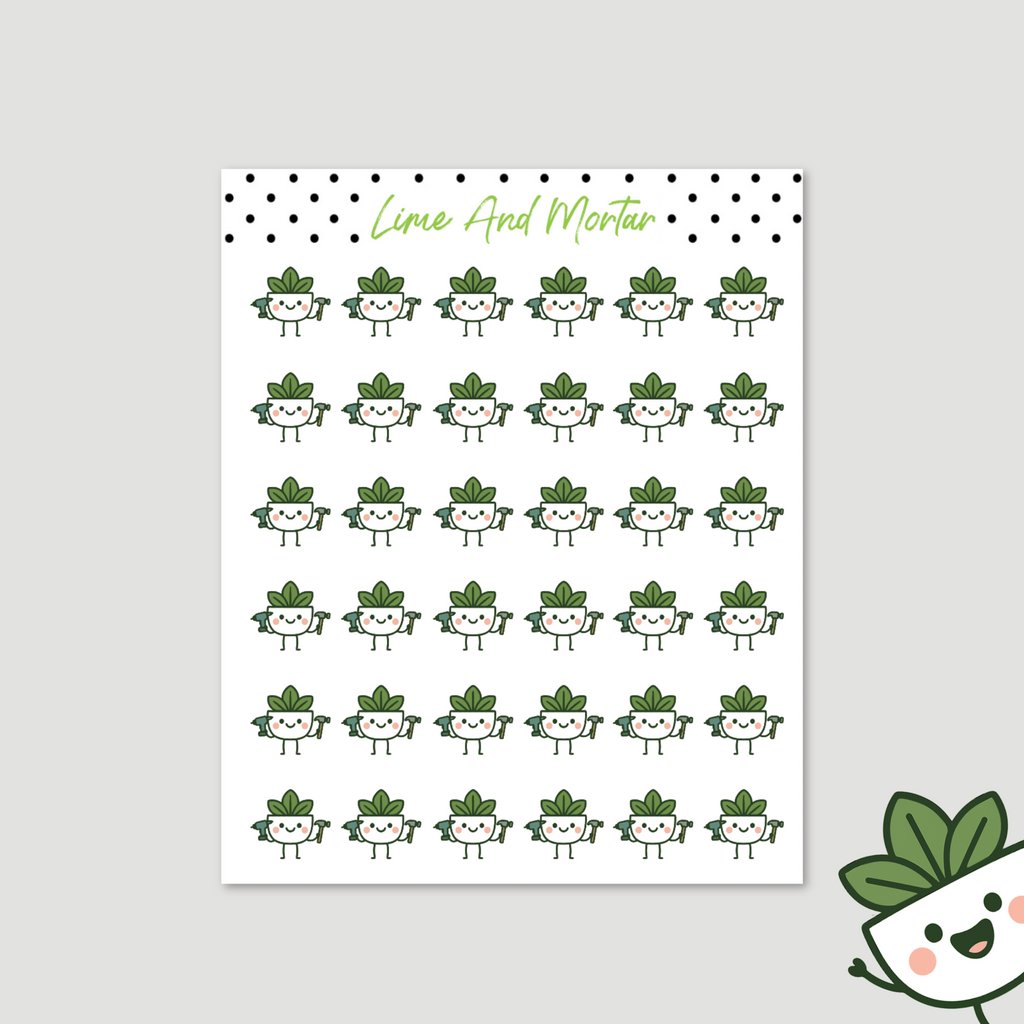 Mortie Icon Stickers | HANDY MAN