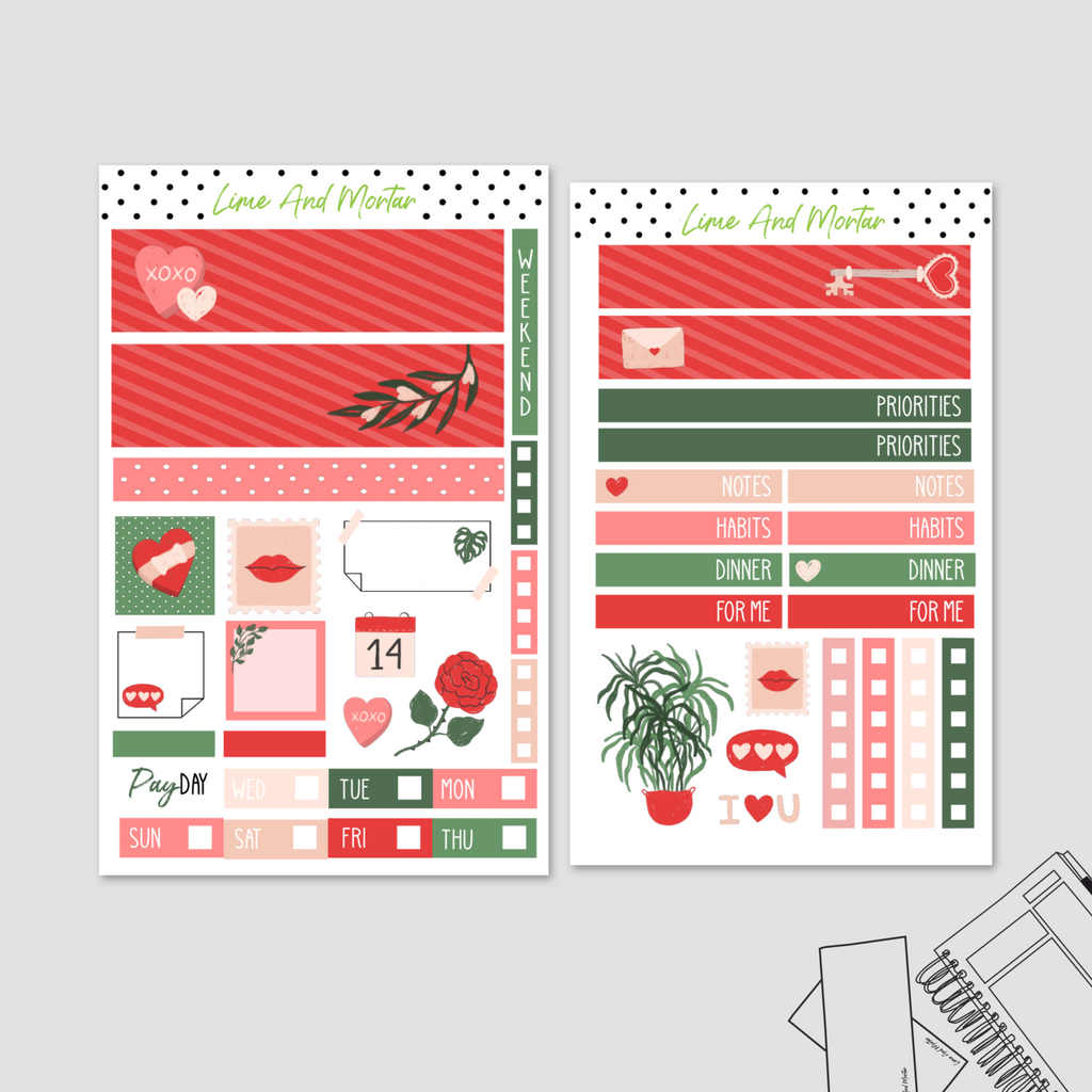 Be My Valentine | Mini Weeks + Daily Kits