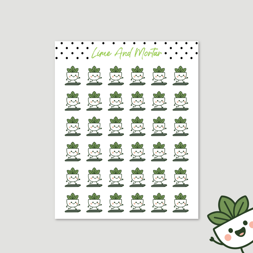Mortie Icon Stickers | WALKING PAD