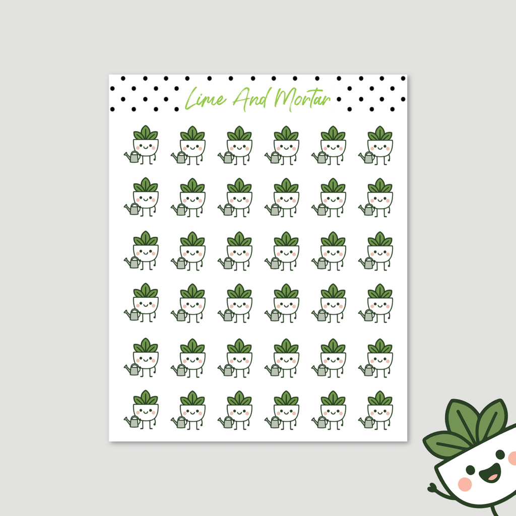 Mortie Icon Stickers | WATER PLANTS