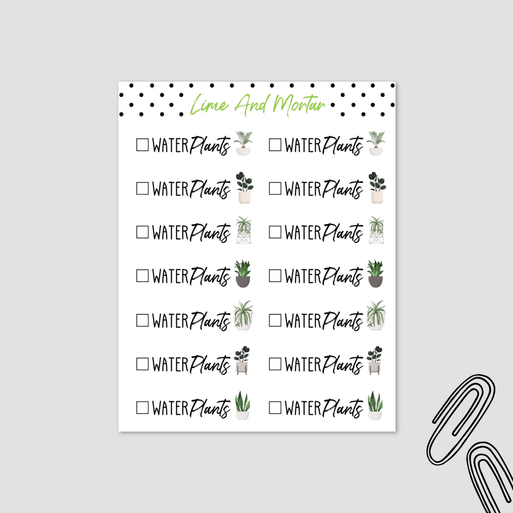 Water Plants Stickers