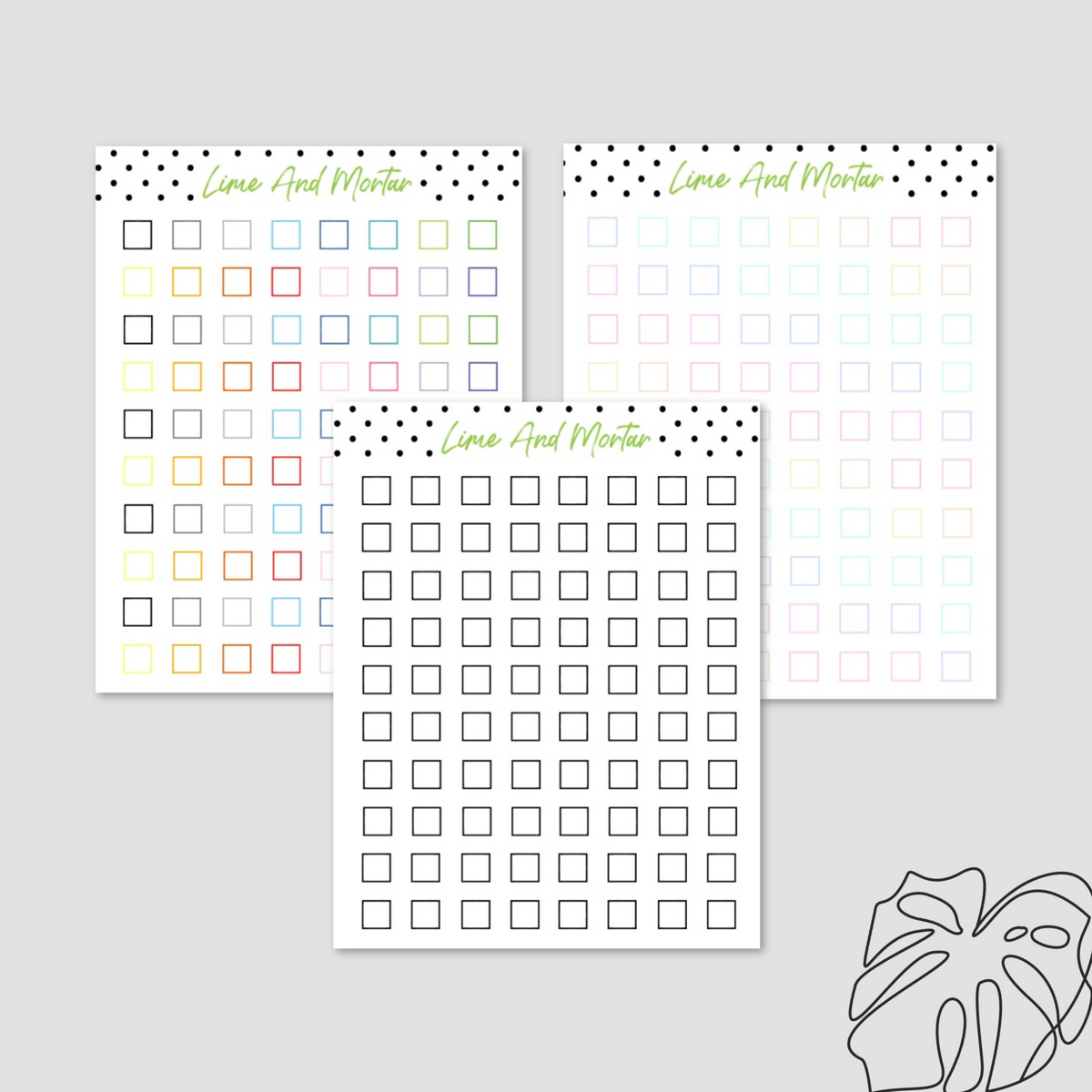 Single Checklistbox Single Check Box Mini Icon Stickers – Lime And Mortar