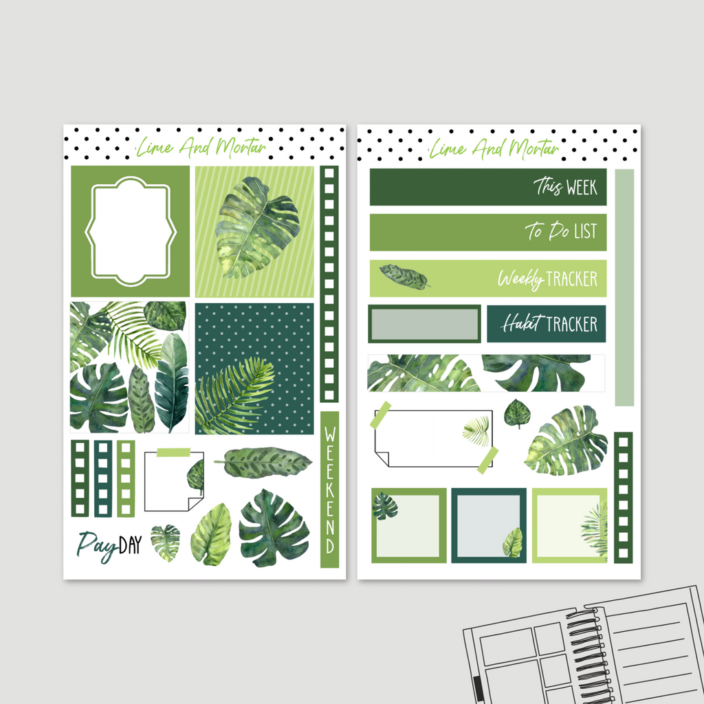 Greenery | Lime Weekly Kit