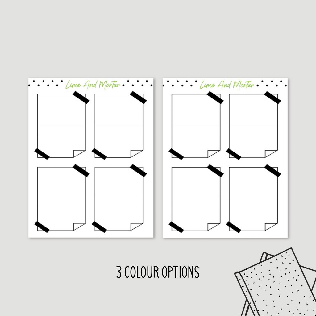 Notepad Full Box Stickers