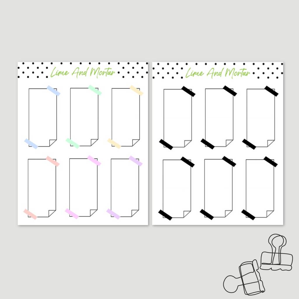 Notepad Stickers | DOUBLE Length