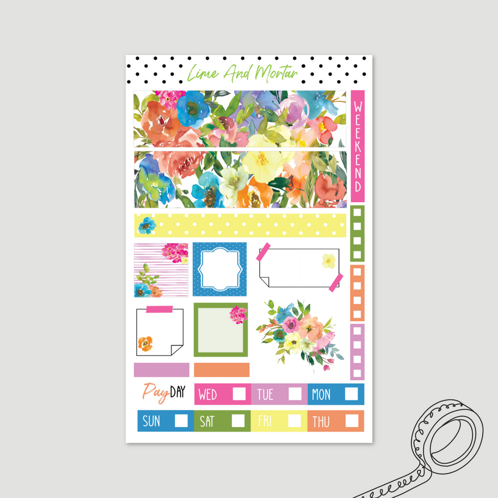 Rainbow Floral | Mini Weeks Kit