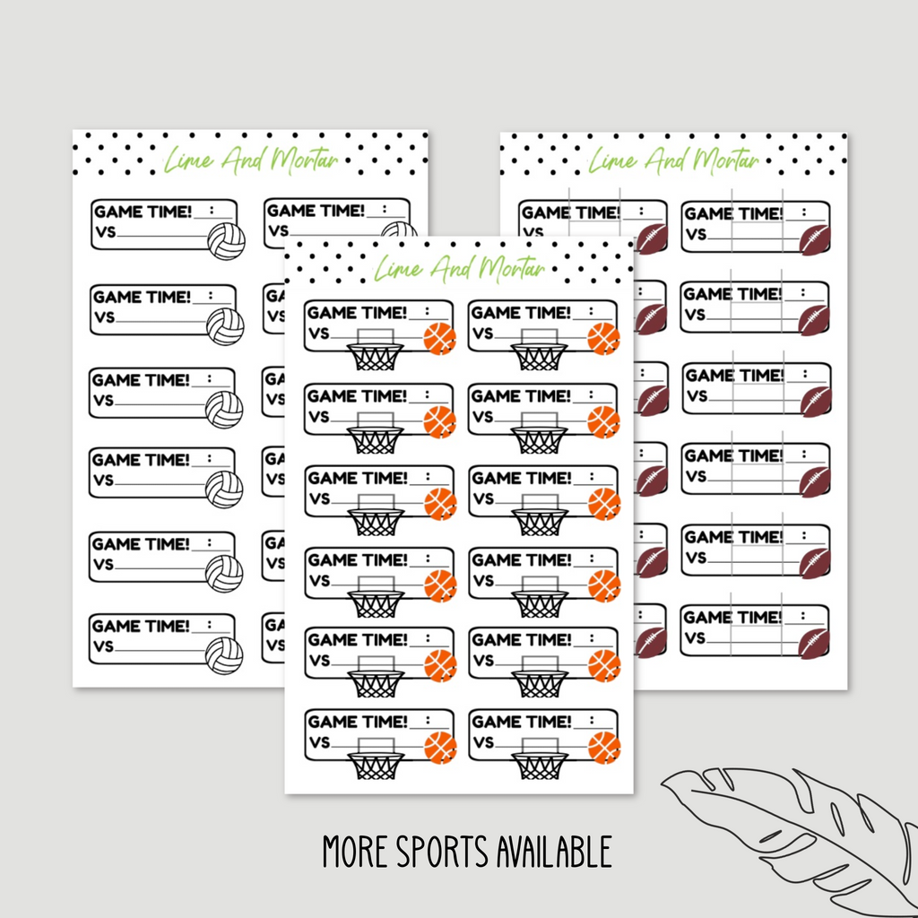 Sport Game Stickers