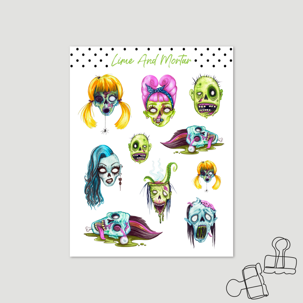 Zombie Stickers