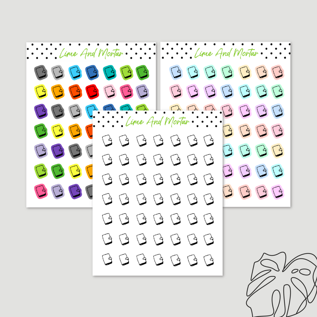 Planner Mini icon Stickers