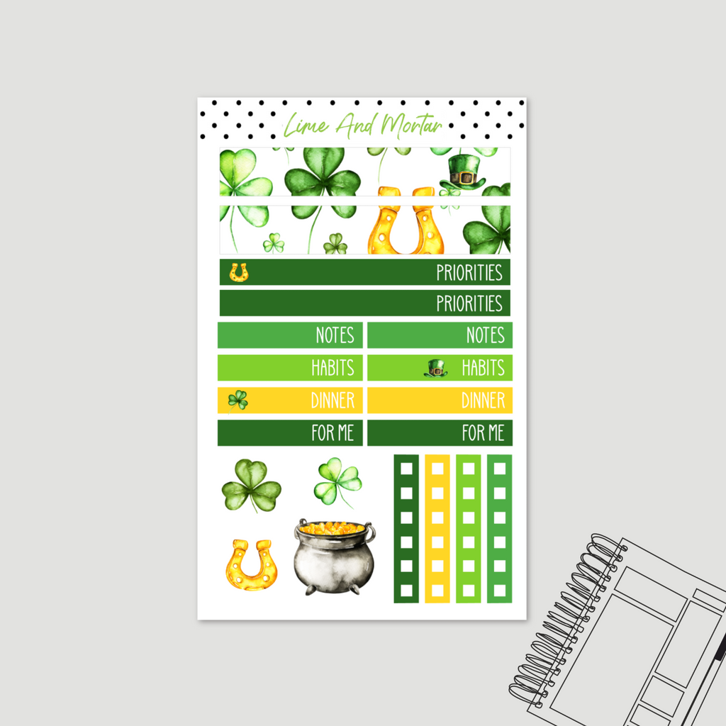 St Patricks | Lime DAILY Stickers