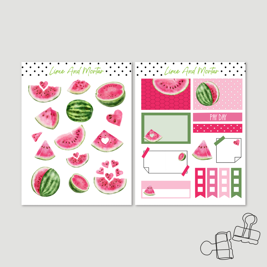 Watermelon Decorative Stickers